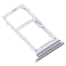 SIM Card Tray + SIM Card Tray / Micro SD Card Tray for Samsung Galaxy Note 10 Lite SM-N770 (Silver)