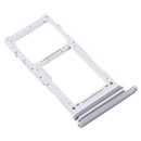 SIM Card Tray + SIM Card Tray / Micro SD Card Tray for Samsung Galaxy Note 10 Lite SM-N770 (Silver)