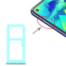 SIM Card Tray + SIM Card Tray / Micro SD Card Tray for Samsung Galaxy M40 SM-M405 (Baby Blue)