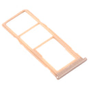 SIM Card Tray + SIM Card Tray + Micro SD Card Tray for Samsung Galaxy M10 SM-M105 (Gold)