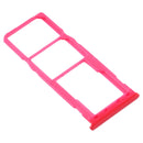 SIM Card Tray + SIM Card Tray + Micro SD Card Tray for Samsung Galaxy M10 SM-M105 (Red)
