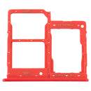 SIM Card Tray + SIM Card Tray + Micro SD Card Tray for Samsung Galaxy A2 Core SM-A260 (Red)