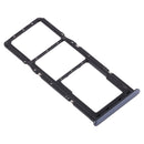 SIM Card Tray + SIM Card Tray + Micro SD Card Tray for Samsung Galaxy A50s SM-A507 (Black)