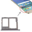 SIM Card Tray + SIM Card Tray / Micro SD Card Tray for Samsung Galaxy A8 Starï¼ˆA9 Starï¼‰SM-G8850 (Black)