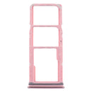 SIM Card Tray + SIM Card Tray + Micro SD Card Tray for Samsung Galaxy A9 (2018) SM-A920 (Pink)