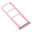 SIM Card Tray + SIM Card Tray + Micro SD Card Tray for Samsung Galaxy A9 (2018) SM-A920 (Pink)