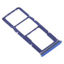 SIM Card Tray + SIM Card Tray + Micro SD Card Tray for Samsung Galaxy A9 (2018) SM-A920 (Blue)