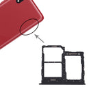 SIM Card Tray + SIM Card Tray + Micro SD Card Tray for Samsung Galaxy A01 Core SM-A013 (Black)