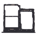 SIM Card Tray + SIM Card Tray + Micro SD Card Tray for Samsung Galaxy A01 Core SM-A013 (Black)