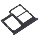 SIM Card Tray + SIM Card Tray + Micro SD Card Tray for Samsung Galaxy A01 Core SM-A013 (Black)