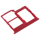 SIM Card Tray + SIM Card Tray + Micro SD Card Tray for Samsung Galaxy A01 Core SM-A013 (Red)