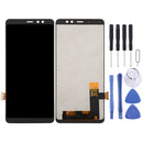 incell LCD Screen and Digitizer Full Assembly (Half Screen) for Galaxy A8+ (2018) A730F, A730F/DS(Black)