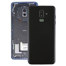 Back Cover with Side Keys & Camera Lens for Galaxy J8 (2018), J810F/DS, J810Y/DS, J810G/DS(Black)