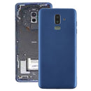 Back Cover with Side Keys & Camera Lens for Galaxy J8 (2018), J810F/DS, J810Y/DS, J810G/DS(Blue)