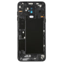 Back Cover with Side Keys & Camera Lens for Galaxy A6+ (2018) / A605(Black)