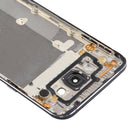 Back Cover with Side Keys & Camera Lens for Galaxy A8(Black)
