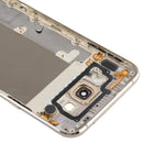 Back Cover with Side Keys & Camera Lens for Galaxy A8(Gold)