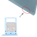 SIM Card Tray + Micro SD Card Tray for Samsung Galaxy Tab S6 Lite / SM-P615 (Blue)