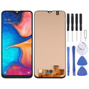 OLED Material LCD Screen and Digitizer Full Assembly for Samsung Galaxy A20 SM-A205