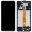 Original LCD Screen and Digitizer Full Assembly with Frame for Samsung Galaxy A12 SM-A125F