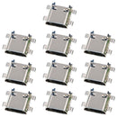10 PCS Charging Port Connector for Galaxy J7 (2015) / J700 / J700F / J7 (2016) / J710 / J710F / J5 (2016) / J510
