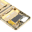 Top + Lower Middle Frame Bezel Plate for Samsung Galaxy Z Flip 5G SM-F707(Gold)