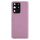 Battery Back Cover with Camera Lens Cover for Samsung Galaxy S20 Ultra(Pink)