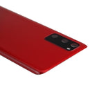 Battery Back Cover with Camera Lens Cover for Samsung Galaxy S20(Red)
