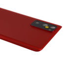 Battery Back Cover with Camera Lens Cover for Samsung Galaxy S20 FE(Red)