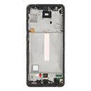 Middle Frame Bezel Plate for Samsung Galaxy A52 (Black)