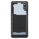 Battery Back Cover with Camera Lens Cover for Samsung Galaxy A02(Black)