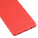 For Samsung Galaxy A02 Battery Back Cover with Camera Lens Cover (Red)