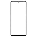 10 PCS Front Screen Outer Glass Lens for Samsung Galaxy A71 (Black)