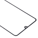 10 PCS Front Screen Outer Glass Lens for Samsung Galaxy A31 (Black)