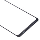 10 PCS Front Screen Outer Glass Lens for Samsung Galaxy A31 (Black)