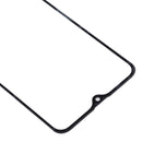 10 PCS Front Screen Outer Glass Lens for Samsung Galaxy A10s (Black)