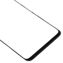 10 PCS Front Screen Outer Glass Lens for Samsung Galaxy A30s (Black)