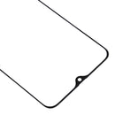 10 PCS Front Screen Outer Glass Lens for Samsung Galaxy A40s (Black)