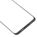 10 PCS Front Screen Outer Glass Lens for Samsung Galaxy A50s (Black)