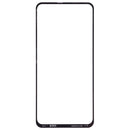 10 PCS Front Screen Outer Glass Lens for Samsung Galaxy A60 (Black)