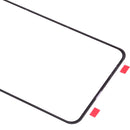 10 PCS Front Screen Outer Glass Lens for Samsung Galaxy A60 (Black)