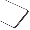 10 PCS Front Screen Outer Glass Lens for Samsung Galaxy A60 (Black)