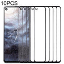 10 PCS Front Screen Outer Glass Lens for Samsung Galaxy A8s / Galaxy A9 Pro 2019(Black)