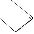 10 PCS Front Screen Outer Glass Lens for Samsung Galaxy A8s / Galaxy A9 Pro 2019(Black)