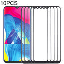 10 PCS Front Screen Outer Glass Lens for Samsung Galaxy M10 (Black)