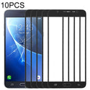 10 PCS Front Screen Outer Glass Lens for Samsung Galaxy J7 (2016), J710F, J710FN, J710M/MN, J7108(Black)