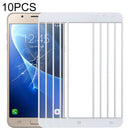 10 PCS Front Screen Outer Glass Lens for Samsung Galaxy J7 (2016), J710F, J710FN, J710M/MN, J7108(White)