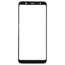 10 PCS Front Screen Outer Glass Lens for Samsung Galaxy A6+ (2018) / A605 (Black)