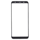 10 PCS Front Screen Outer Glass Lens for Samsung Galaxy A6+ (2018) / A605 (Black)