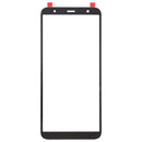 10 PCS Front Screen Outer Glass Lens for Samsung Galaxy J4+ / J6+ / J610 (Black)